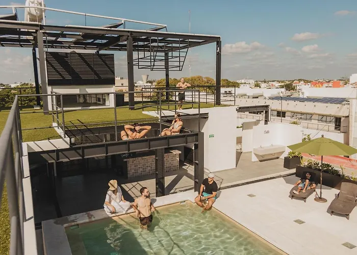Caleta Hostel Rooftop & Pool Cancun